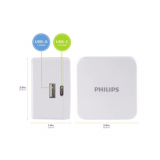 CHARGEUR MURAL USB-C 3A USB-A 1.5A