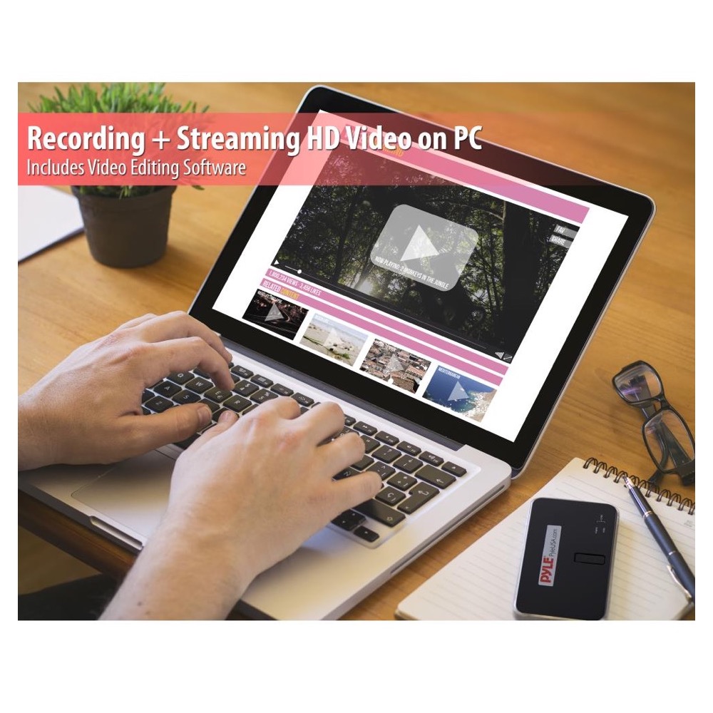 Système d'enregistrement vidéo de carte de capture externe HD - Enregistrer une vidéo Full HD 1080p