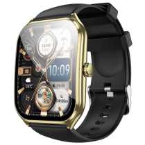 Hoco Y28 Smart Watch Amoled - Bluetooth Calls - Gold