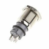 INT. MAINTENU ILLUMINE 12V IP67 BLEU SPDT