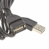 CABLE USB 2.0  M-F 3 PIEDS