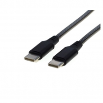 CABLE USB METALIC TYPE-C A TYPE-C 1M