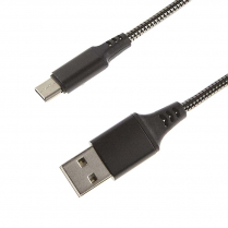 CABLE METALLIQUE USB A TYPE-C 2M