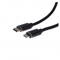 CABLE USB TYPE-C A MICRO USB 1M