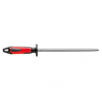 F.Dick Sharpening Steel Round Regular-Cut Red/Black 12"