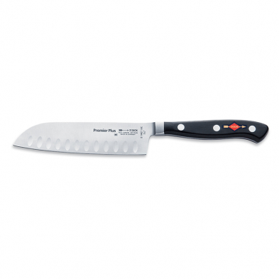 F.Dick 8144214K Premier Eurasia Series 5.5" Santoku Knife, Kullenschliff Blade