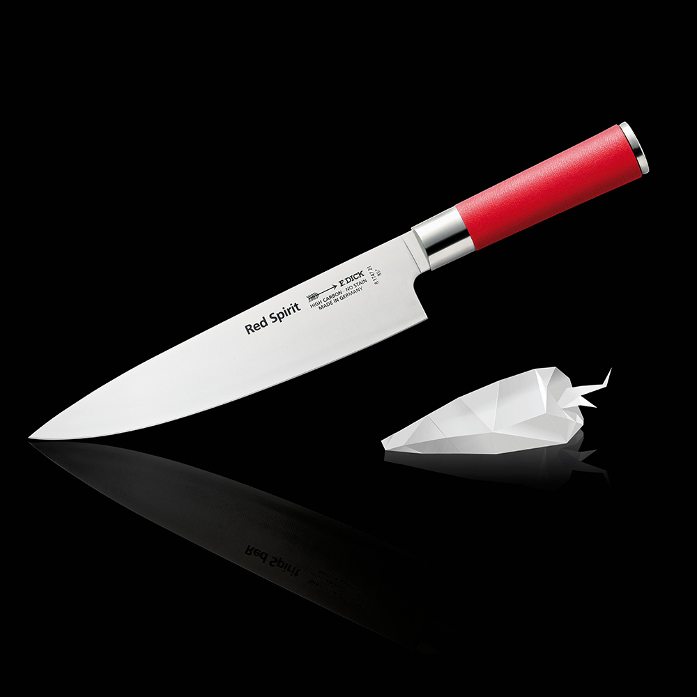 F.Dick Red Spirit Chef Knife Red 8.5"