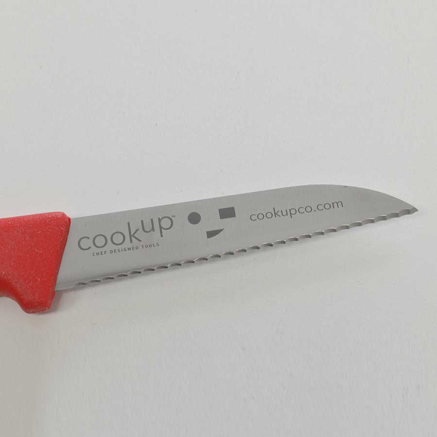 F.Dick ProDynamic Paring Knife Serrated Red 3" (CookUP)