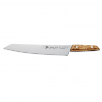 F.Dick VIVUM Bread Knife Serrated Birch 10"