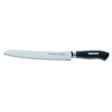 F.Dick ActiveCut Series 8.5" Serrated Bread Knife, Black