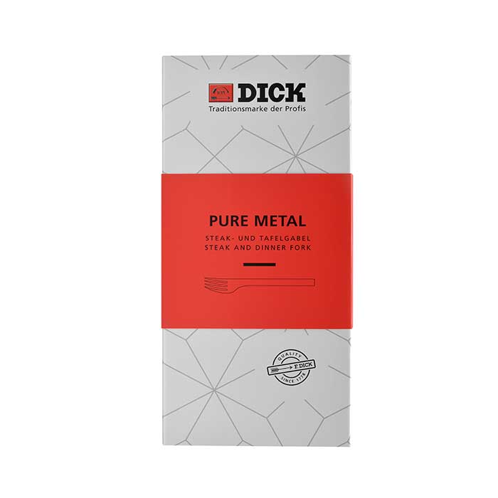 F.Dick Pure Metal, Steak and Table Fork, 4-Piece Set