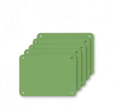 Profboard b10131 Series 1000, Replaceable Five-Pack Cutting Sheets, Green, 30 x 40cm.