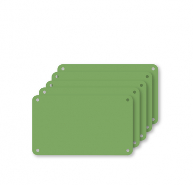 Profboard b10132 Series 1000, Replaceable Five-Pack Cutting Sheets, Green, 30 x 50cm.
