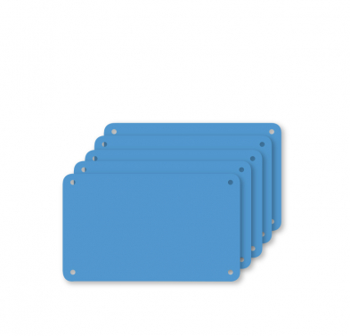 Profboard b10153 Series 1000, Replaceable Five-Pack Cutting Sheets, Blue, 32.5 x 53cm.