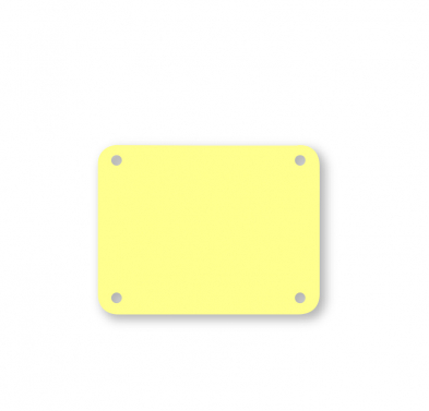 Profboard b10290 Series 1000, Replaceable Single Cutting Sheet, 24 x 34cm, Yellow