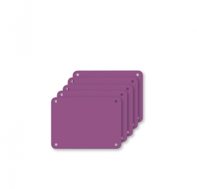 Profboard b10601 Series 1000, Replaceable Five-Pack Cutting Sheets, Purple, 30 x 40cm.