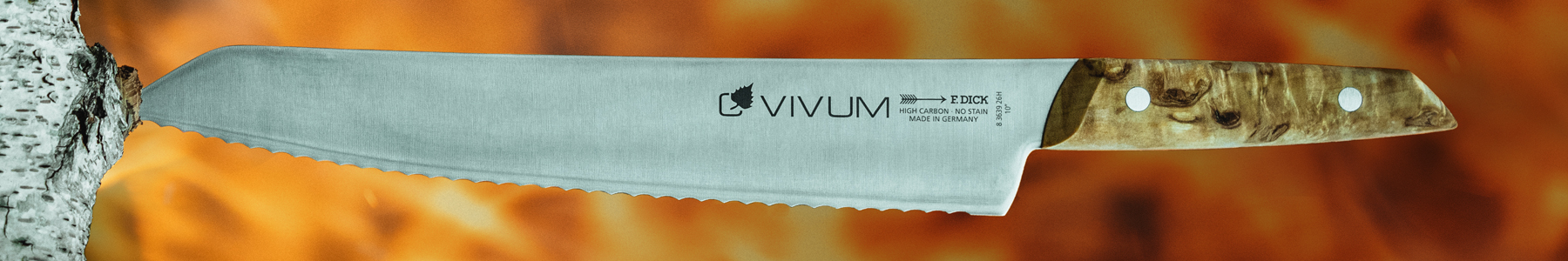 FDick VIVUM series bread knife displayed in an image banner