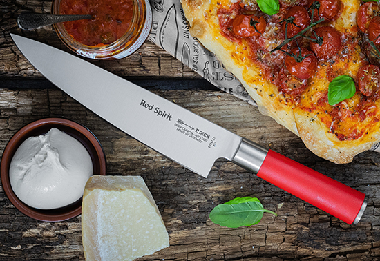 FDick Red Spirit Chef knife displayed in an image banner for mobile