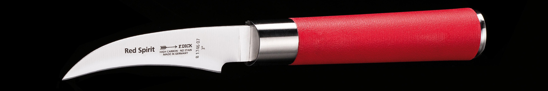 FDick Red Spirit Series peeling knife displayed in an image banner