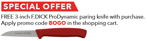 Free FDICK ProDynamic paring knife promotional offer