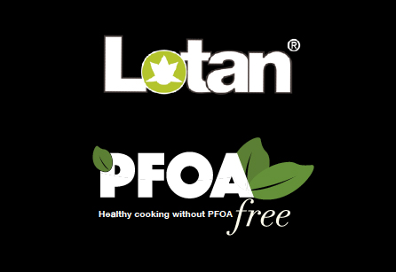 Lotan® and PFOA logos