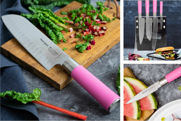 FDick Pink Spirit santoku and paring knives