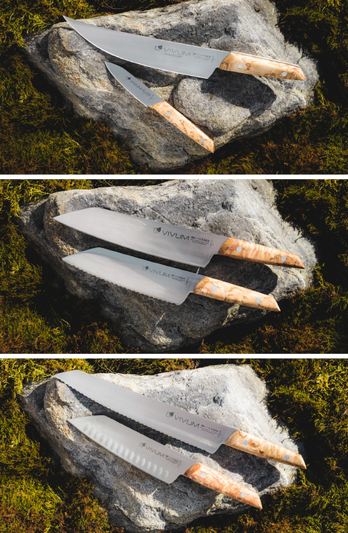 All six knives from the FDick VIVUM series