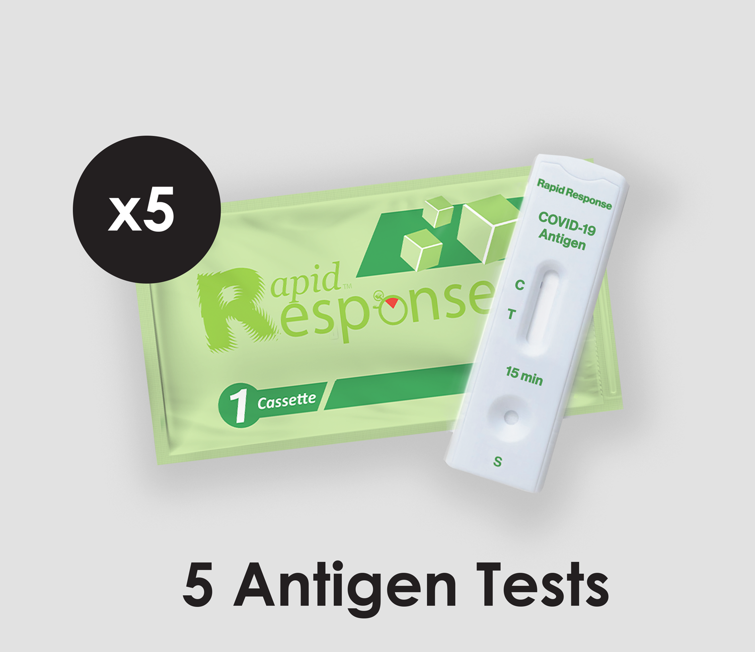 COVID-19 Antigen Rapid Test - 5 Tests