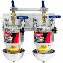 Two Marine Diesel Fuel Filter/Water Separators Manifolded wi