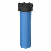 Water & Liquid Housings Single Polypropylene Blue L-20" D-4.0" 1.0" NPT