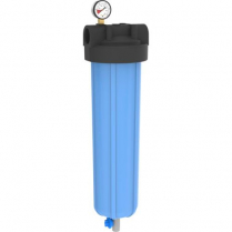 Water & Liquid Housings Bag Filter Polypropylene Blue L-20" D-4.0" 1.0" NPT
