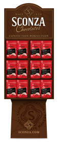 Holiday Confection Perfection Shipper, Chocolate Candy Cane Almonds, 4.5 oz.
