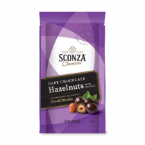 Dark Chocolate Hazelnuts with Seasalt, 2.82 oz. 