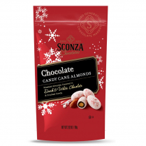 Chocolate Candy Cane Almonds, 2.82 oz.