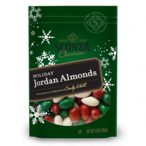 Christmas Jordan Almonds (Red/White/Green), 16 oz.