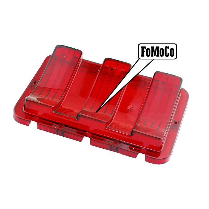 Dynacorn Tail Lamp Lens – Red, For 1967-1968 Ford Mustang (MSTL6768-3 / 3643MA)