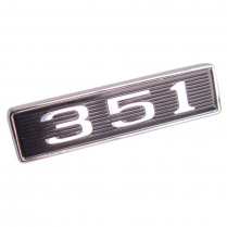 1969 351 Hood Scoop Plate