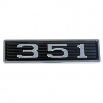 351 Hood Scoop Emblem