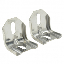 1983-93 Headlight Panel Support Brackets - Polished Stainless