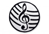 IRON-ON PATCH G-Clef