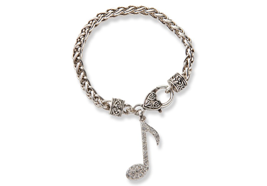 Anchor Music Faith Infinity Luck Love Birds Silver Charm Bracelet Free Gift  Bag | eBay