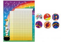 RAINBOW MUSIC Incentive Chart & RAINBOW MINIS Stickers