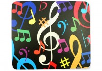MOUSE PAD Colorful Music Notes