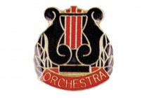CLOISONNE LYRE PIN Orchestra