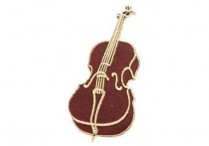 ENAMEL PIN Cello