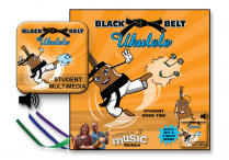 BLACK BELT UKULELE Student Book 2 with BELTS