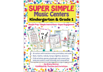 SUPER SIMPLE MUSIC CENTERS Gr. K-1 Book + Download & Center Cards