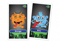 RECORDER MONSTER TRADING CARDS