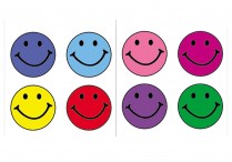 RAINBOW SMILEYS Stickers