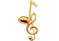 CLEF & 8TH NOTE PIN